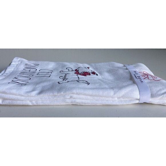2 Pk Rae Dunn Disney Aristocats Marie C’est Magnifique Kitchen Towel Set NEW - Picture 12 of 12